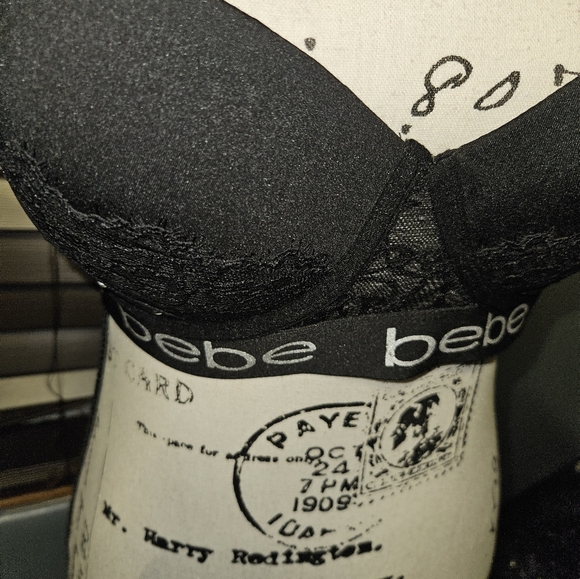 Bebe Womans Black Bra Size 36D - Picture 3 of 12